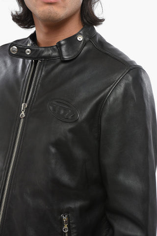 RED TAG Lederjacke METAL mit geprägtem Logo