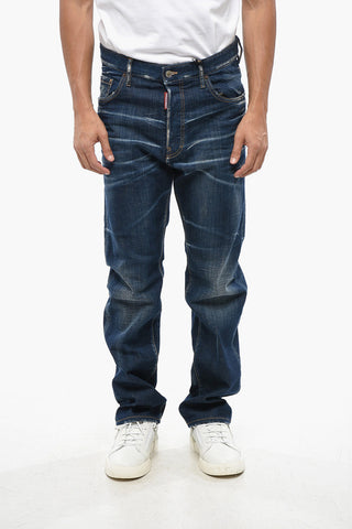 Jeans 642 in Denim Stretch Effetto Whiskering 20cm