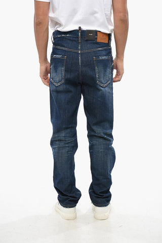 Jeans 642 in Denim Stretch Effetto Whiskering 20cm