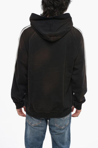 RED TAG Hooded Sweatshirt ROXT with Flocked Print