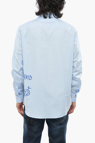 Camicia in Cotone HOW CAN YOU ROCK con Stampa