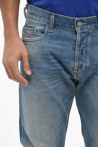 Slim Fit Jeans TEPPHAR Aus Delavè-Denim 16cm