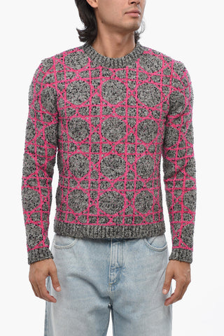 Maglia Girocollo Bicolore in Lurex