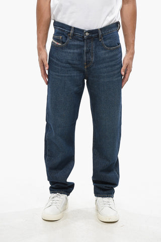 Jeans Straight Fit D-VIKER in Denim Lavaggio Scuro 20cm
