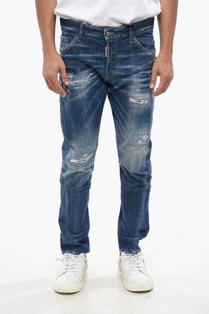 Stretch Cotton Jeans SEXY TWIST Vintage Effect 17cm