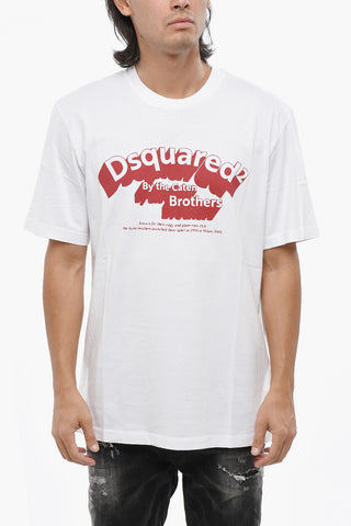 Rundhals-T-Shirt D2 SHADOW mit Druck