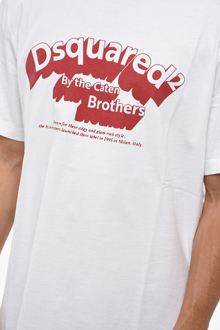 Rundhals-T-Shirt D2 SHADOW mit Druck