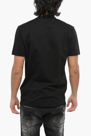 T-Shirt Girocollo BLOODY RED con Stampa in Rilievo