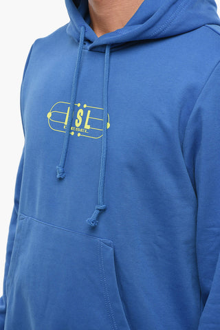 RED TAG Brushed-Cotton Hoodie with Printed Logo