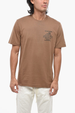 Crewneck T-Shirt T-JUST 6-2 Solid-Color with Contrast Print