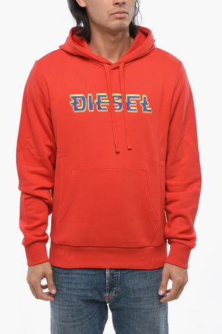 Hoodie PIXEL Aus Gebürsteter Baumwolle