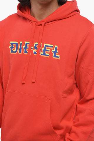 Hoodie PIXEL Aus Gebürsteter Baumwolle