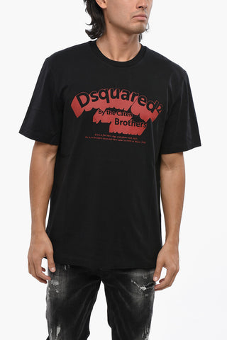 T-Shirt Girocollo D2 SHADOW con Stampa