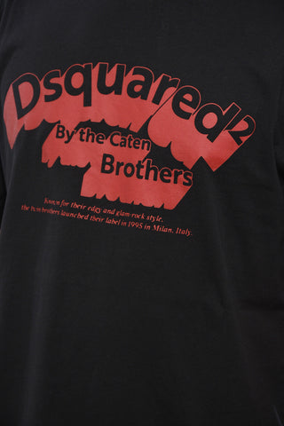 T-Shirt Girocollo D2 SHADOW con Stampa
