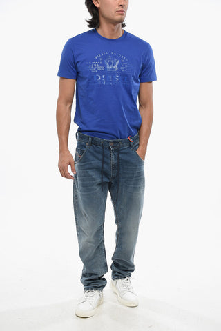 JOGGJEANS Stretch-Jeans D-KROOLEY mit Kordelzug 16cm