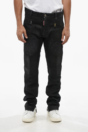 Waxed Denim Jeans HONDA COOL GUY with Ankle Slit 18cm