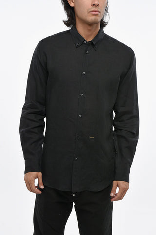 Camicia Button-down in Lino