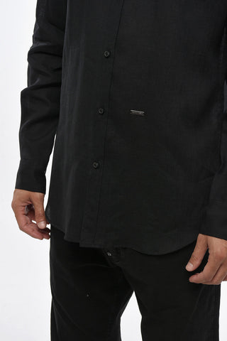Camicia Button-down in Lino
