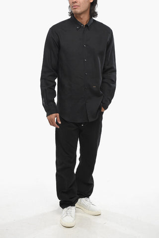 Camicia Button-down in Lino