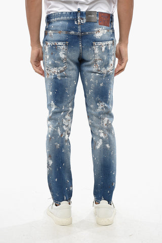 Jeans SKATER aus Stretch-Denim mit Lackeffekt-Details 16cm