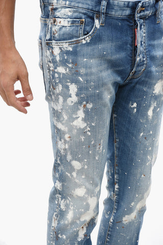 Jeans SKATER aus Stretch-Denim mit Lackeffekt-Details 16cm
