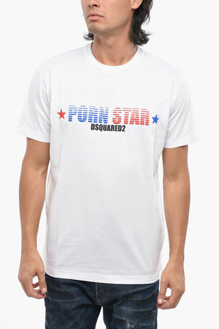 T-Shirt Girocollo PORN STAR in Cotone