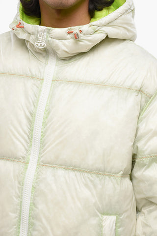 RED TAG Nylon Puffer Jacket BASKIN with Hood