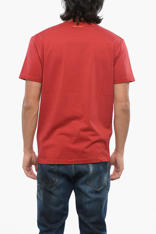 T-Shirt Girocollo COOL FIT in Tinta Unita con Stampa BLOW ME