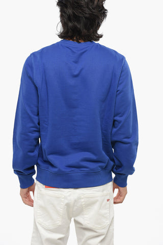 Rundhals-Sweatshirt GINN aus Baumwolle mit Ton-in-Ton-Print