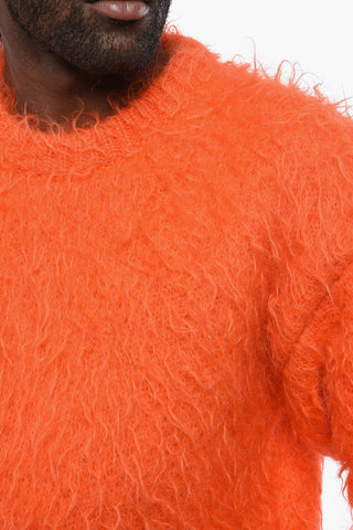 Mixed-Mohair Crewneck Sweater CASENTINO