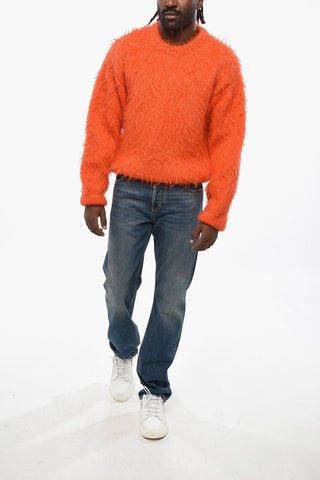 Mixed-Mohair Crewneck Sweater CASENTINO