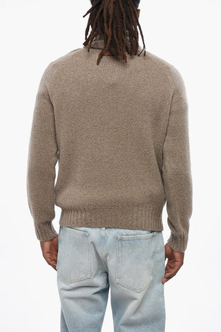 Cashmere and Silk Turtleneck Sweater