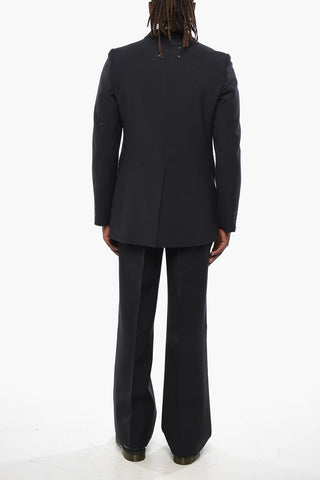 MM1 MM10 Virgin Wool Side Vents 1-Button Suit