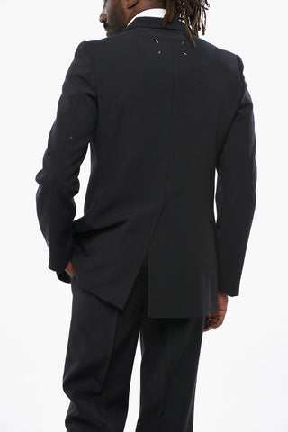 MM1 MM10 Virgin Wool Side Vents 1-Button Suit