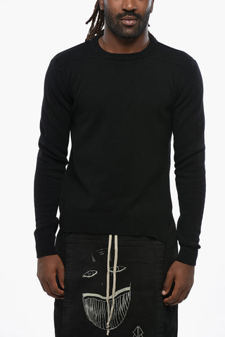 STROBE Solid Color Cashmere Crew-neck Sweater