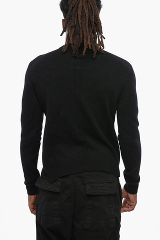 STROBE Solid Color Cashmere Crew-neck Sweater