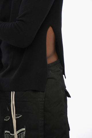 STROBE Solid Color Cashmere Crew-neck Sweater