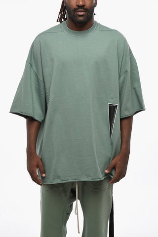 DRKSHDW Oversized Fit Crew-neck T-Shirt with Logoed Detail