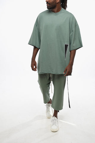 DRKSHDW Oversized Fit Crew-neck T-Shirt with Logoed Detail