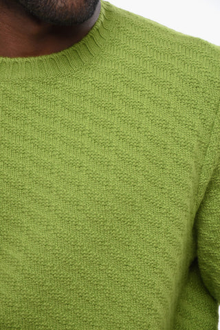 Maglia Girocollo in Lana Vergine e Cashmere