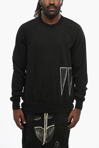 DRKSHDW Long Sleeved Crew-neck T-Shirt with Logoed Detail
