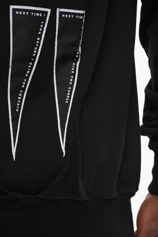 DRKSHDW Long Sleeved Crew-neck T-Shirt with Logoed Detail
