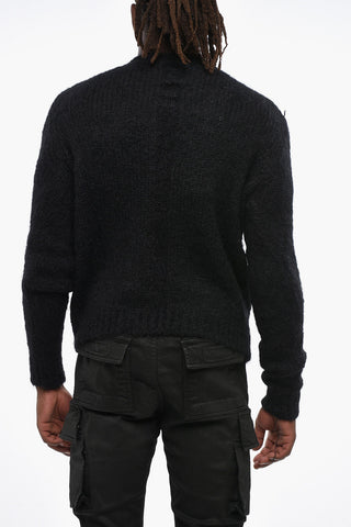 STROBE Mohair Blend Crew-neck Sweater