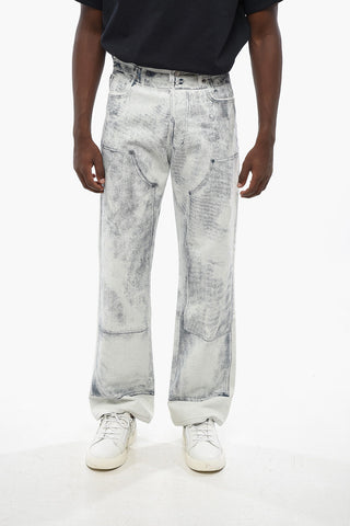 Relaxed-Fit Jeans Mit Gebleichtem Effekt 24cm