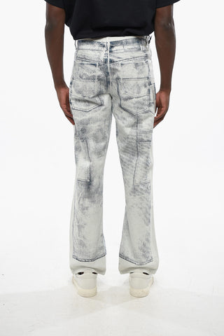 Relaxed-Fit Jeans Mit Gebleichtem Effekt 24cm