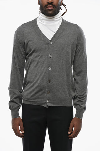 Cashmere and Silk V-Neck Cardigan