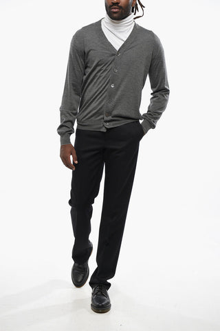 Cashmere and Silk V-Neck Cardigan