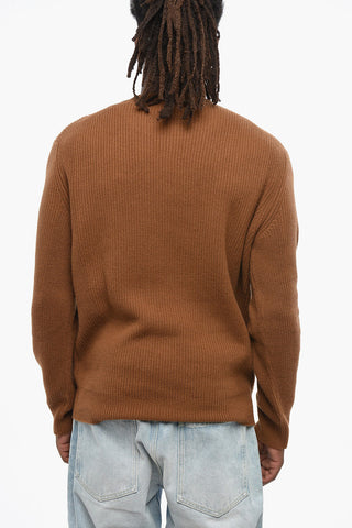 OASI Ribbed Pure Cashmere Crew-neck Sweater