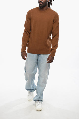 OASI Ribbed Pure Cashmere Crew-neck Sweater