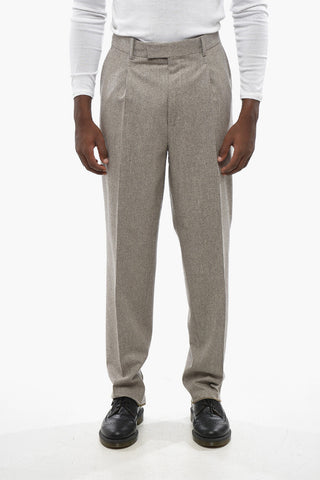 Pantaloni in Lana a 1 Pince